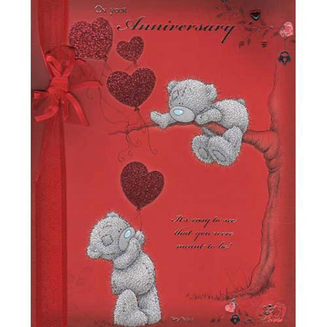 On your Anniversary Handmade Me to You Bear Card £4.99